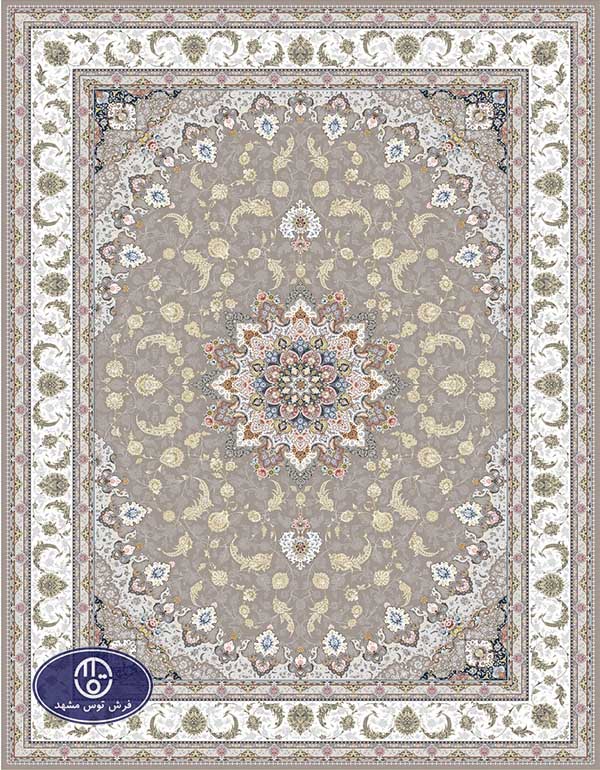 فرش 1500 شانه طرح اصفهان، گردویی